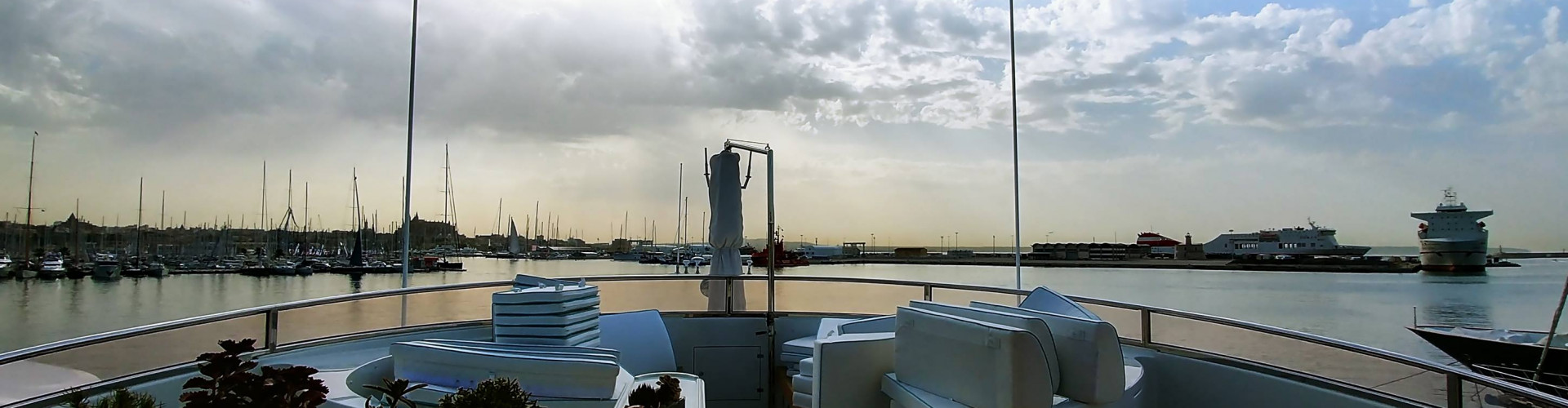View from a super yacht | Indi-Clean
